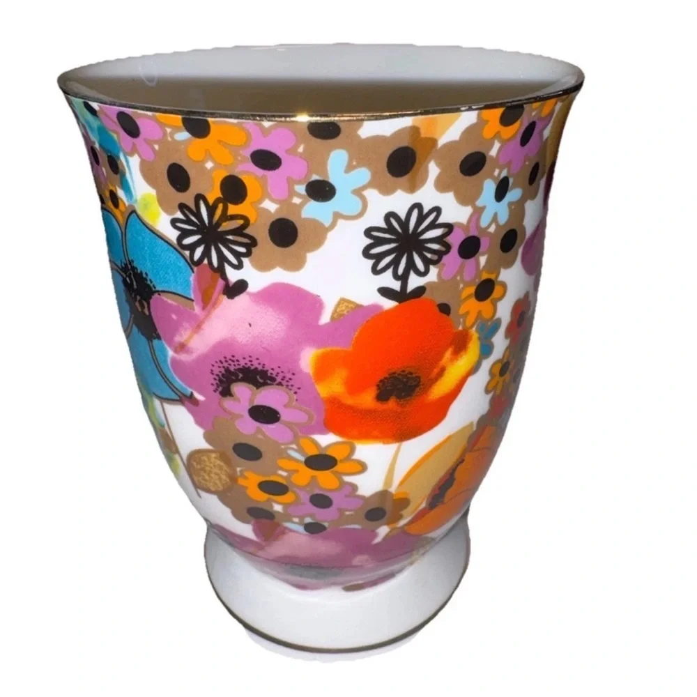 Vibrant Floral Ceramic Mug